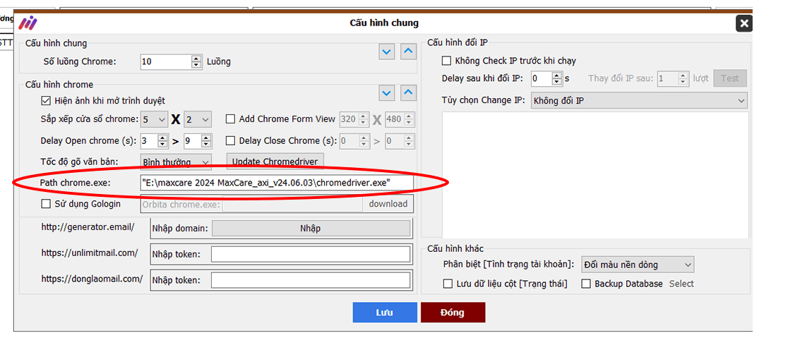 Hướng dẫn sử dụng Tool Crack có Chrome Driver